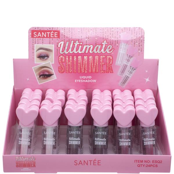 SANTEE ULTIMATE SHIMMER LIQUID EYESHADOW (24 UNITS)