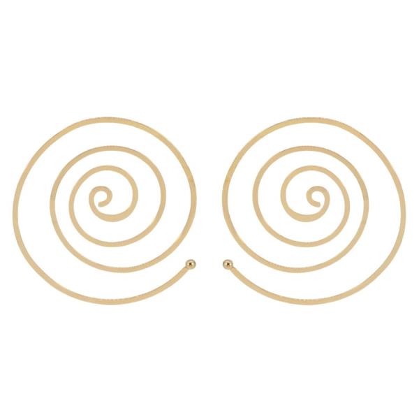 SWIRL STATEMENT EARRING