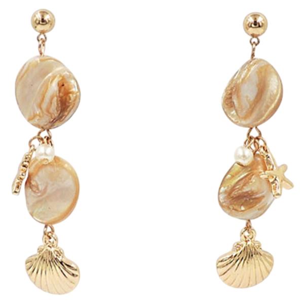 MOP SHELL DROP EARRING