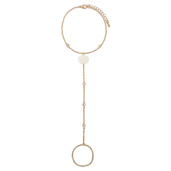 SHELL HAND CHAIN BRACELET