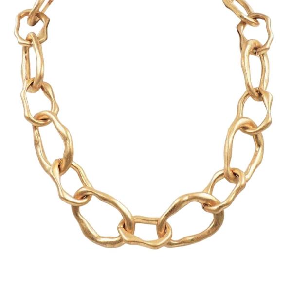 HAMMER TWIST CHAIN NECKLACE