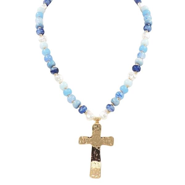 CROSS PDT RESIN NECKLACE