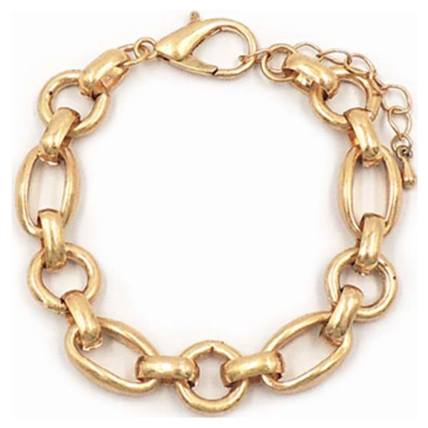 OVAL ROUND LINK BRACELET