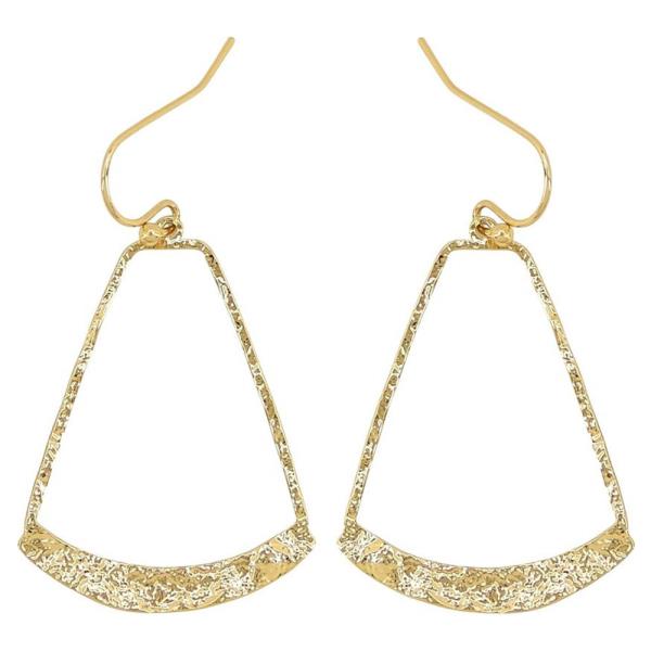 TRIANGLE SHAPE METAL EARRING