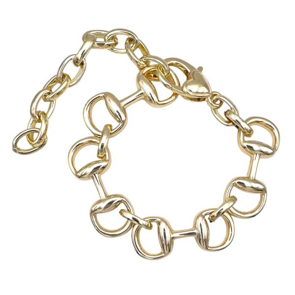 GOLD LINKS POLO  BRACELET