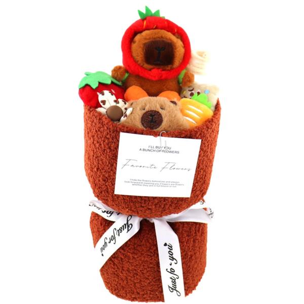 PLUSH STUFFED ANIMAL BOUQUET GIFT SET