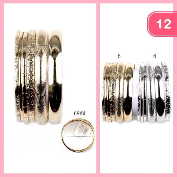 BANGLE BRACELET (12 UNITS)