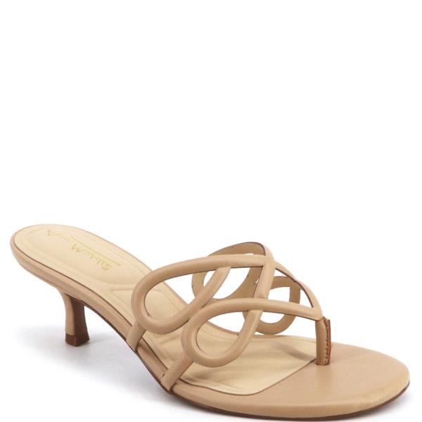 OPEN STRAP DESIGN SLIDE MINI HEEL 12 PAIRS