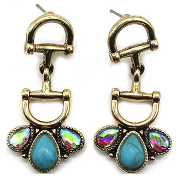 WESTERN SNAFFLE BIT  EARRING