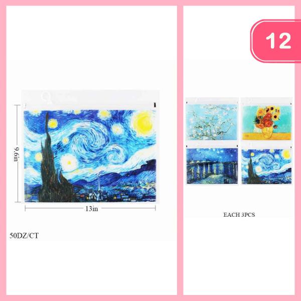 ART PENCILS POUCH (12 UNITS)