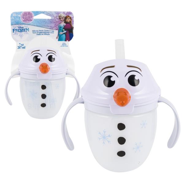 DISNEY FROZEN OLAF SILICONE STRAW TRAINER CUP