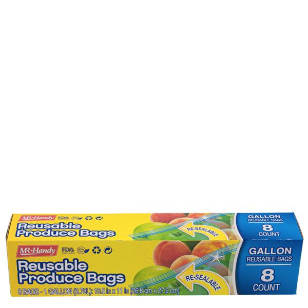 MR HANDY 8PC REUSABLE PRODUCE BAG