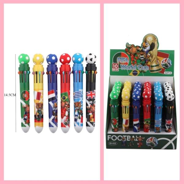 FIFA WORLD CUP MULTI COLOR PEN (36 UNITS)