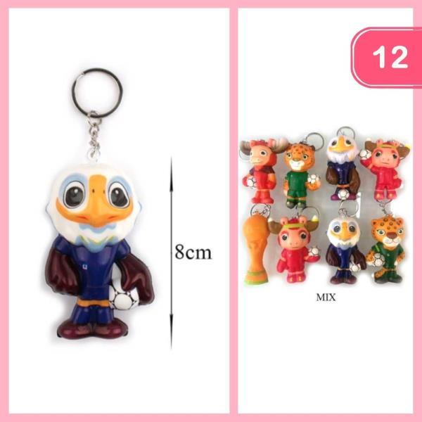 FIFA WORLD CUP MASCOT KEYCHAIN (12 UNITS)