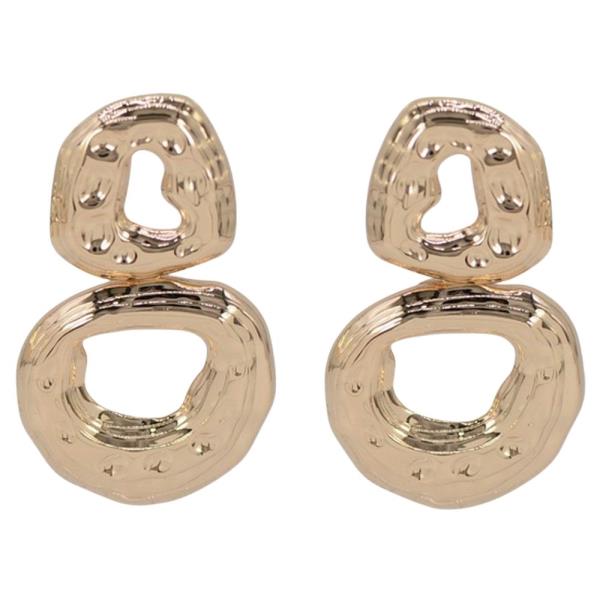 HAMMERED TEXTURE EARRING