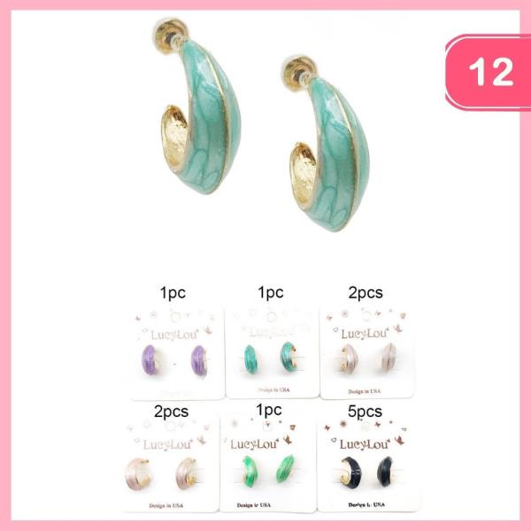 HOOP EARRING (12 UNITS)