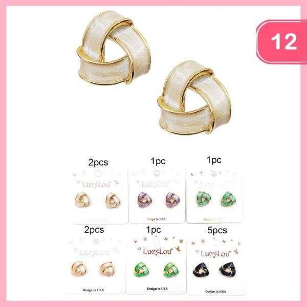 KNOT POST EARRING