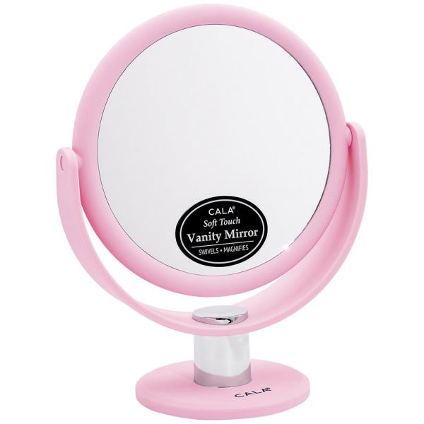 CALA SOFT TOUCH VANITY 10X MIRROR PINK