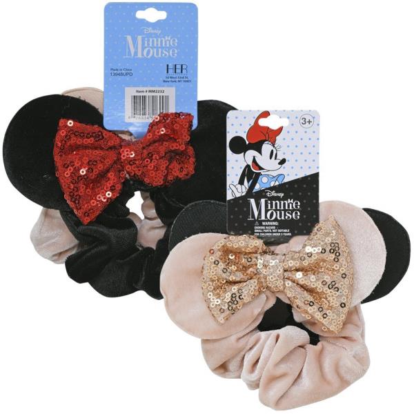 MINNIE 2PC SCRUNCHIE W EARS