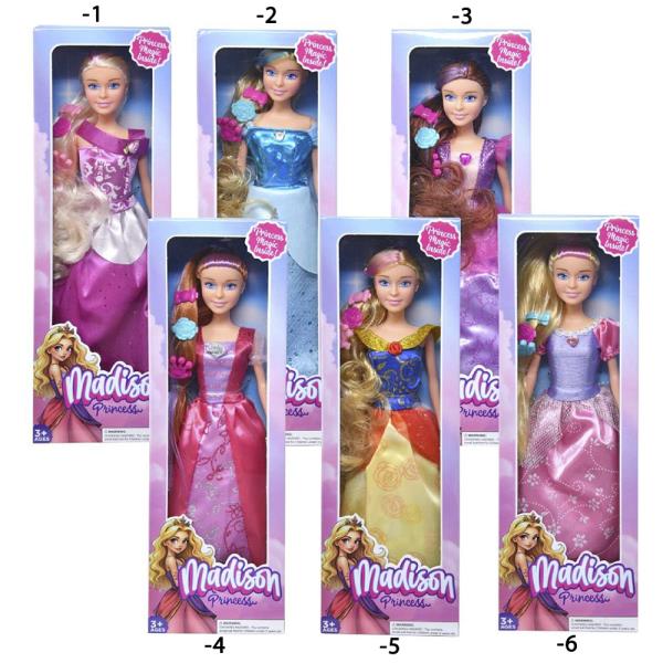MADISON PRINCESS DOLL W HAIRCLIPS