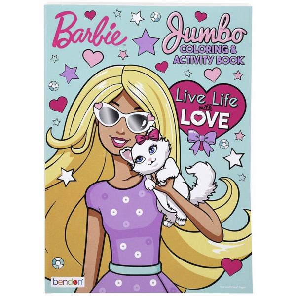 BARBIE JUMBO COLORING AND ACTIVITY BOOK