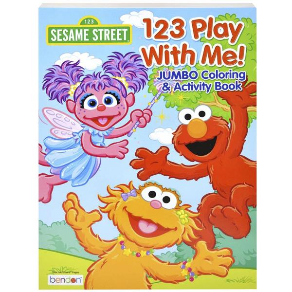 SESAME STREET JUMBO COLORING AND ACTIVITY BOOK