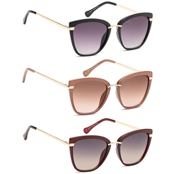 MODERN ROUND CAT EYE SUNGLASSES 1DZ