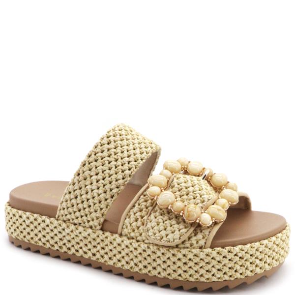 DOUBLE BAND W EMBELLISHED BUCKLE 12 PAIRS