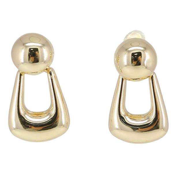 METAL LINK DROP CLIP ON EARRING