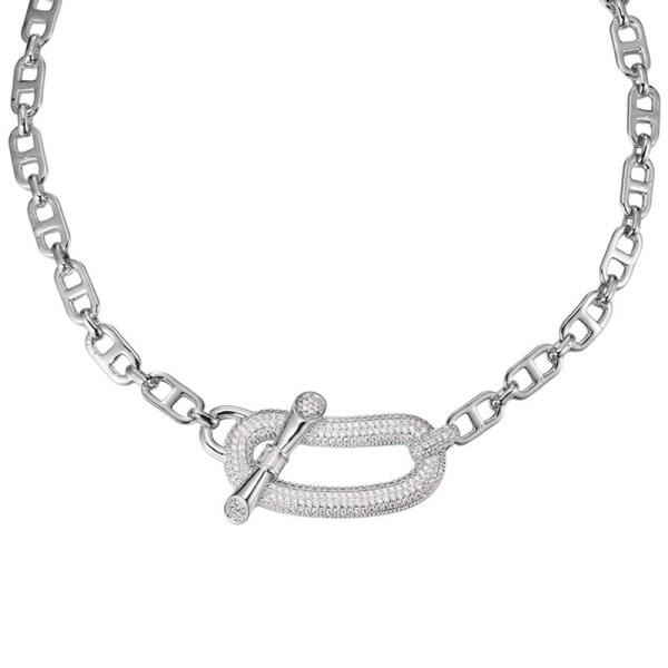 FANCY ANCHOR CHAIN NECKLACE