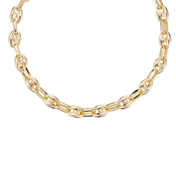 MARINER LINK NECKLACE WITH MAGNET LOCK