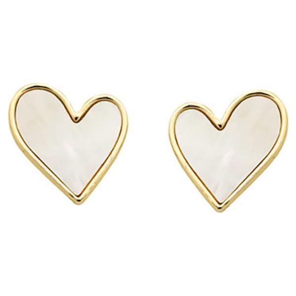 MOP HEART EARRING