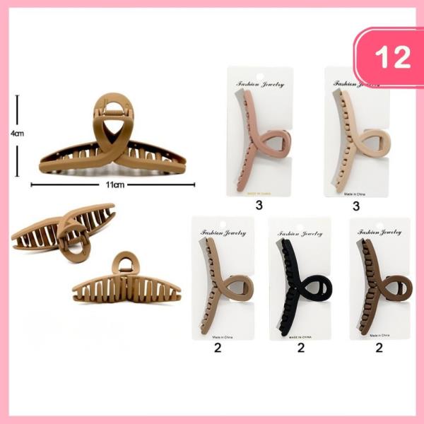 HAIR CLAW CLIP (12 UNITS)