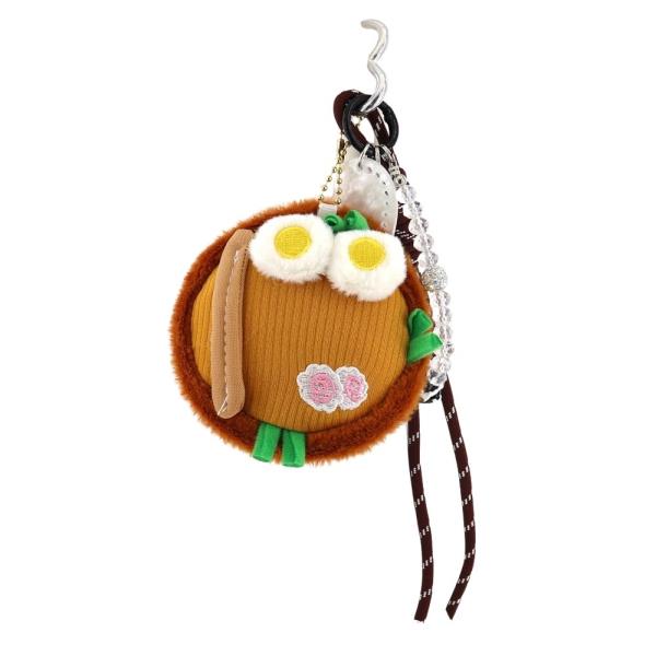 CROCHET RAMEN CHARM BAG CHARM KEYCHAIN