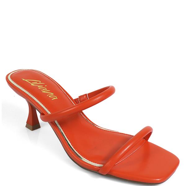 STRAPPY SLIDE LOW KITTEN HEEL 12 PAIRS