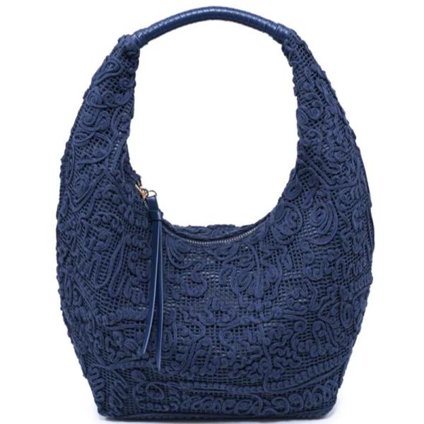 MESH TEXTURED MICAH HOBO BAG
