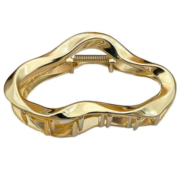 METAL WAVY HAIR CLAW JAW CLIP