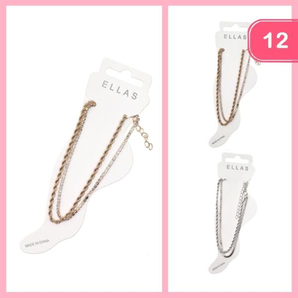 STACKABLE ANKLET (12 UNITS)