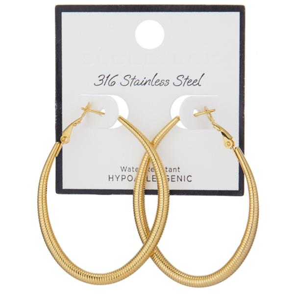 SECRET BOX STAINLESS STEEL EARRINGS