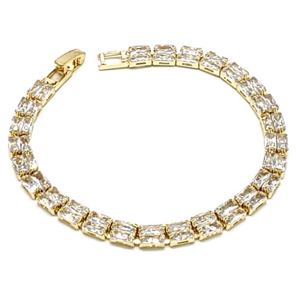 TENNIS BRACELET LINE RECTANGLE BRACELET