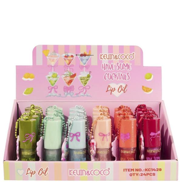 KEVIN AND COCO HAVE SOME COCKTAILS LIP OIL (24 UNITS)