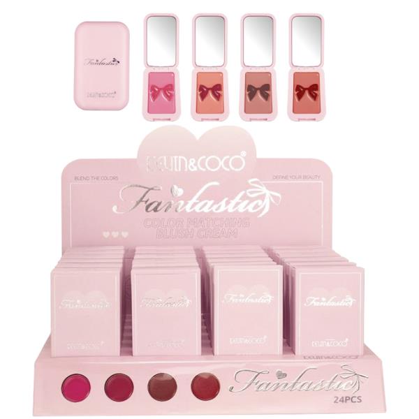 KEVIN AND COCO FANTASTIC COLOR MATCHING BLUSH CREAM (24 UNITS)