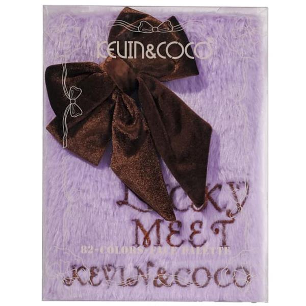 KEVIN AND COCO LUCKY MEET 82 COLORS FACE PALETTE BOOKLET
