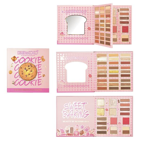 KEVIN AND COCO COOKIE 43 COLORS FACE PALETTE BOOKLET