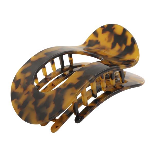 OVAL PATTERN HAIR CLAW CLIP