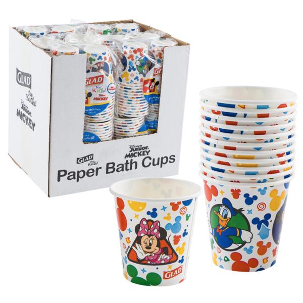 GLAD X DISNEY JUNIOR PAPER BATH CUPS