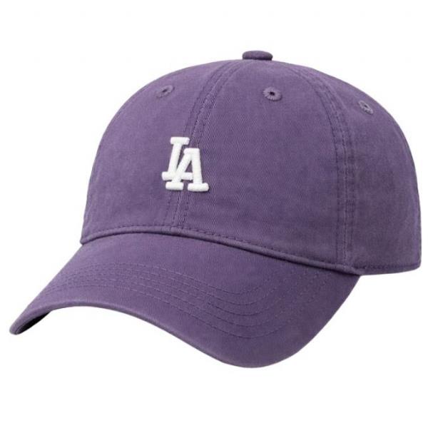 EMBROIDERED LA LETTERING BASEBALL CAP