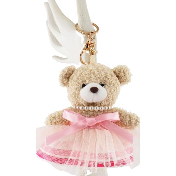 PLUSH TOY TEDDY BEAR BAG CHARM KEYCHAIN