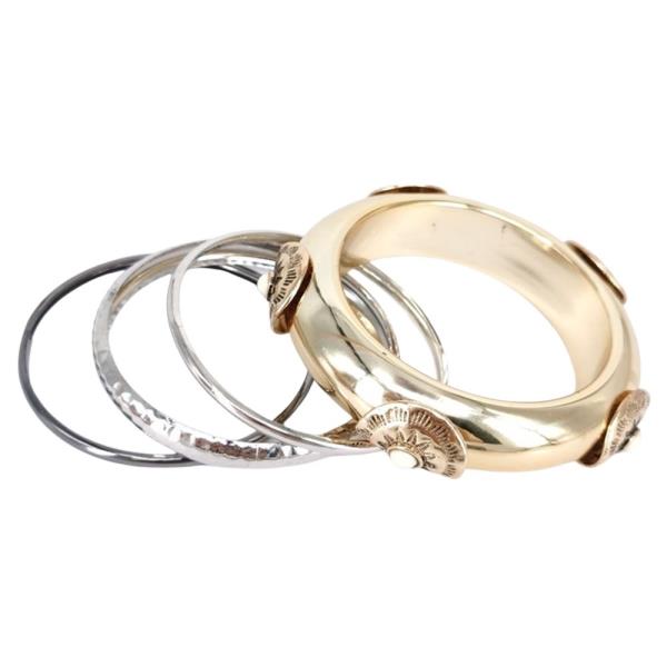 METAL MIX BANGLE BRACELET SET