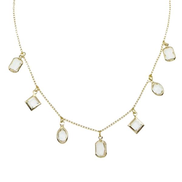 METAL MULTI CHARM CHAIN NECKLACE